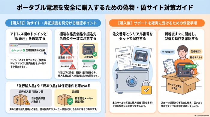 出典：イメージ：防災ポタ電探究＋plus　防災・ポータブル電源がある生活